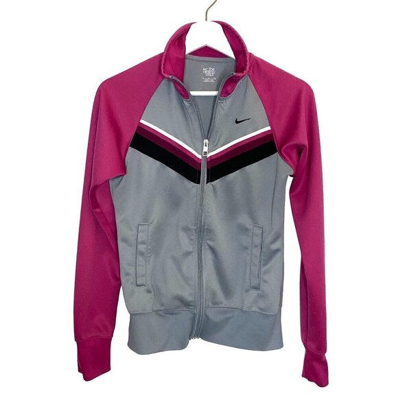 Nike Athletic Track Jacket Women's SP Full Zip Sports Athleisure Training Retro - Picture 1 of 8